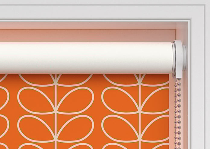 Orla Kiely Linear Stem, Persimmon - Twist&Fit Roller Blind - Image 10